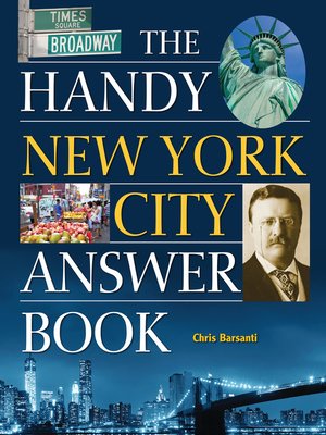 cover image of The Handy New York City Answer Book